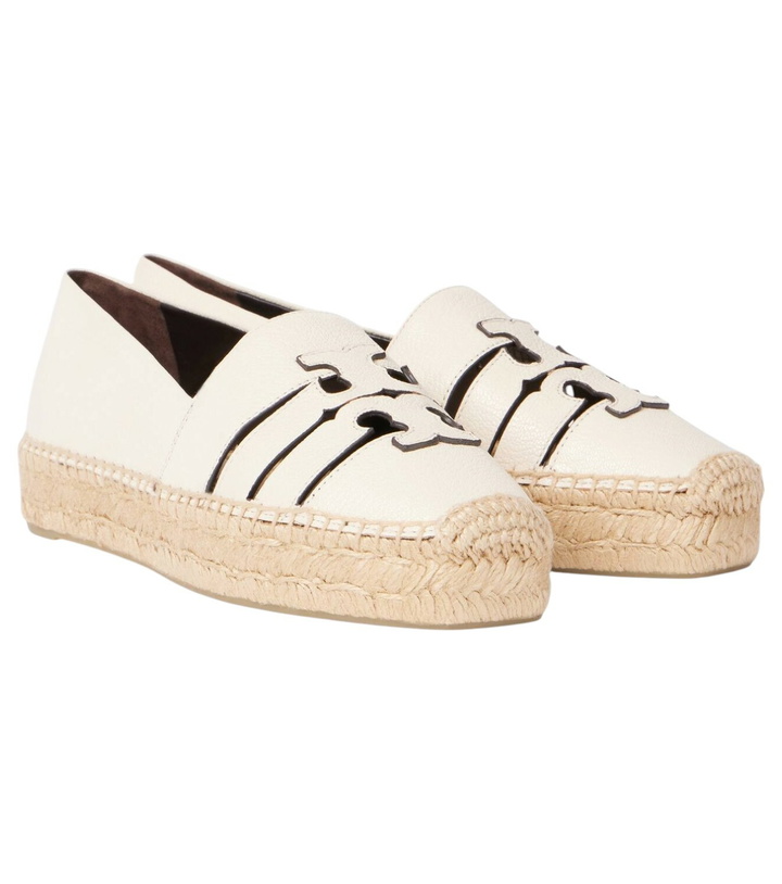 Photo: Tory Burch Ines Double T leather espadrilles