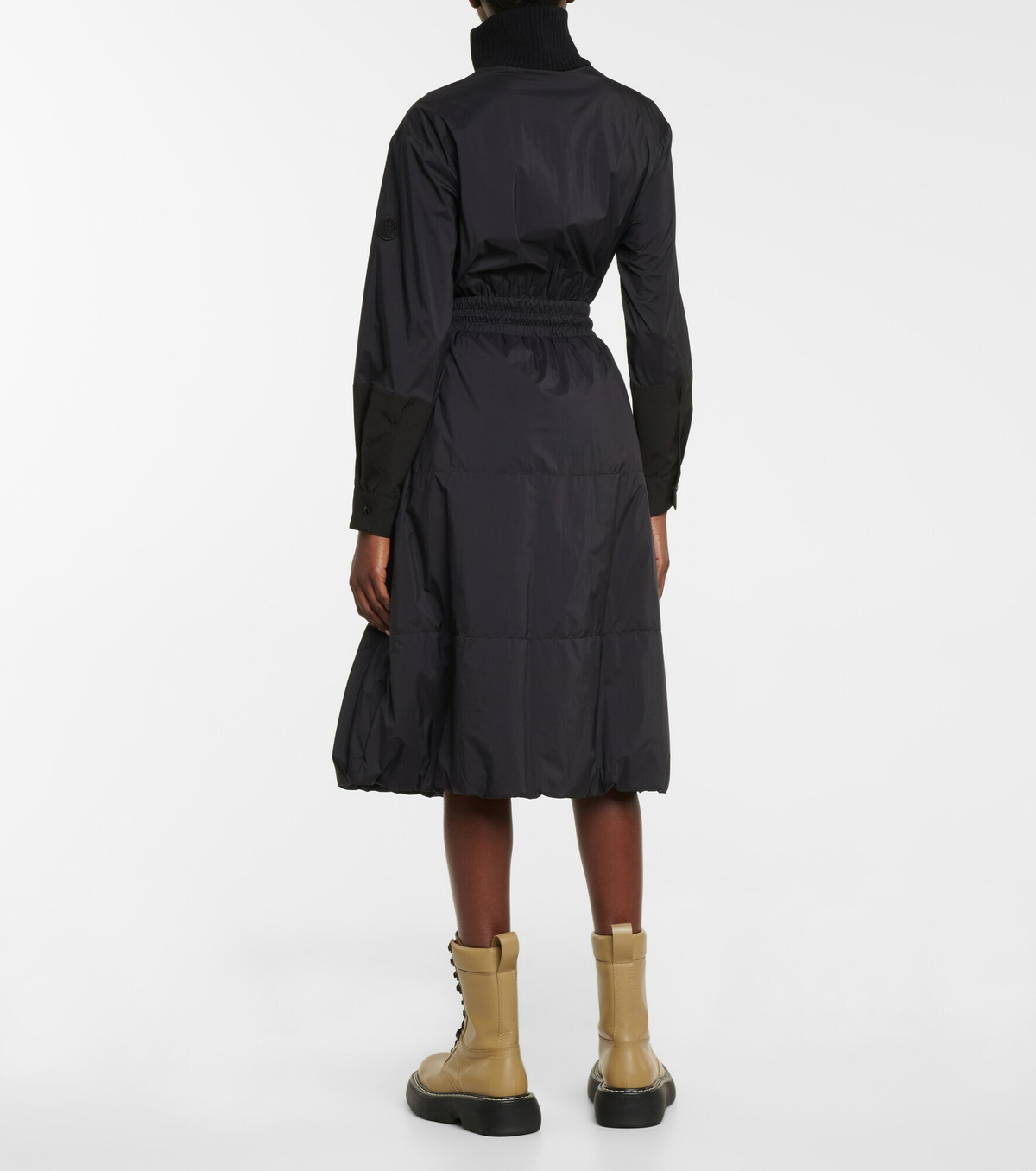 Moncler - High-neck nylon dress Moncler