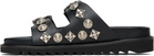 Toga Pulla Black Buckle Sandals