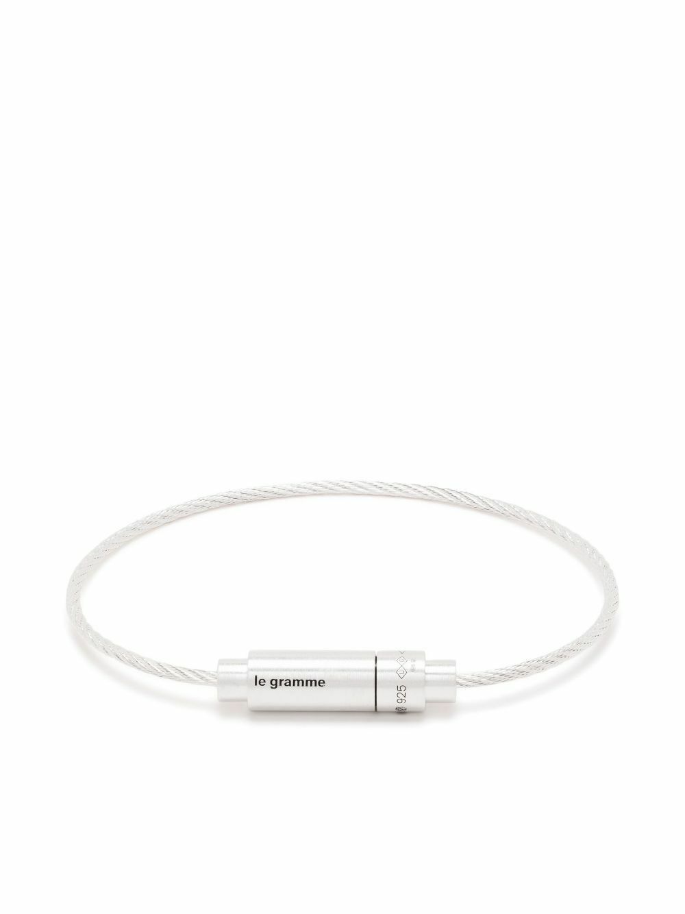 Le Gramme 9g Cable Triptych Bracelet