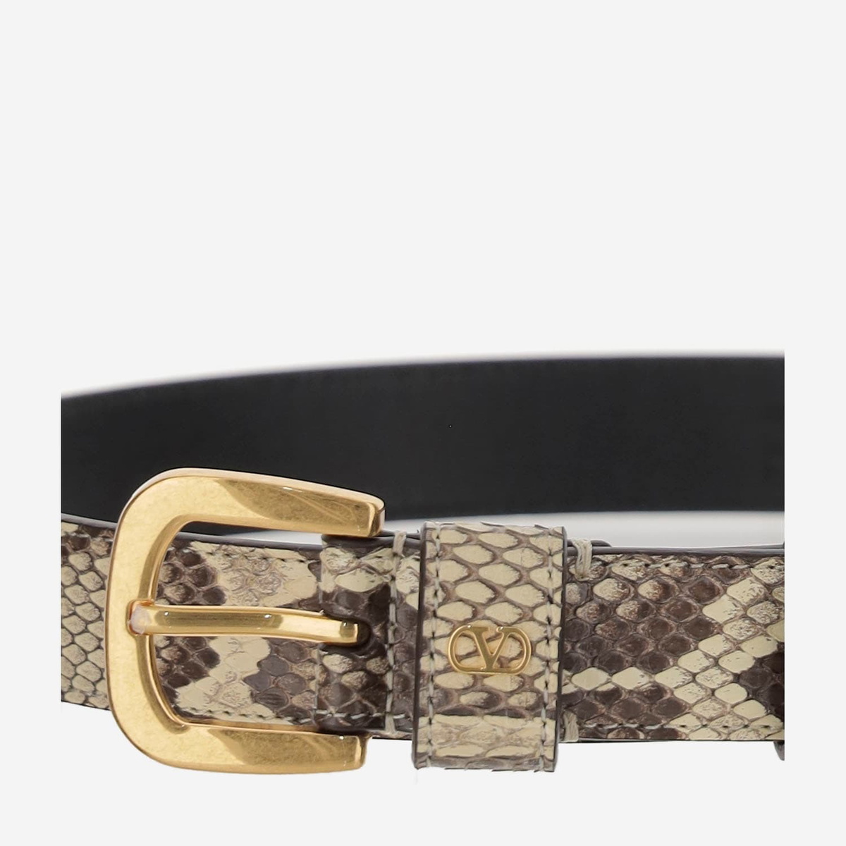 ベルト VALENTINO GARAVANI Python leather belt Valentino Garavani Python Leather Belt Valentino Garavani