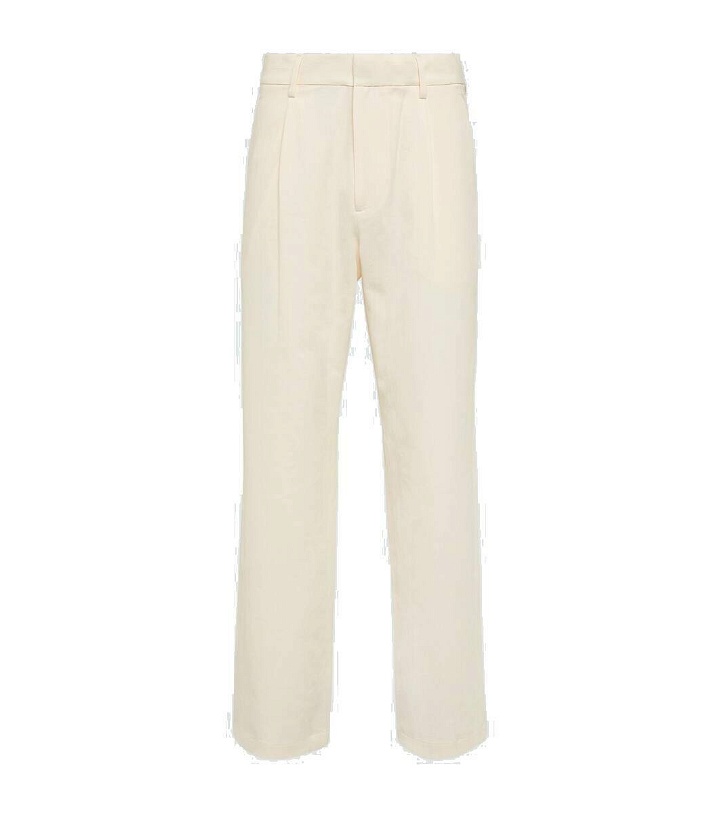 Photo: Auralee Cotton and silk straight pants