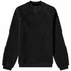 Albam Men's Sherpa Fleece Pullover Sweat in Black