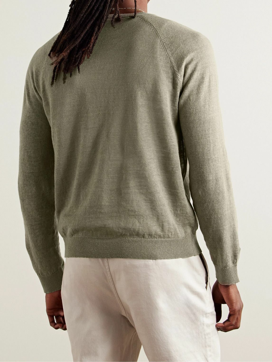 Onia - Linen Sweater - Green