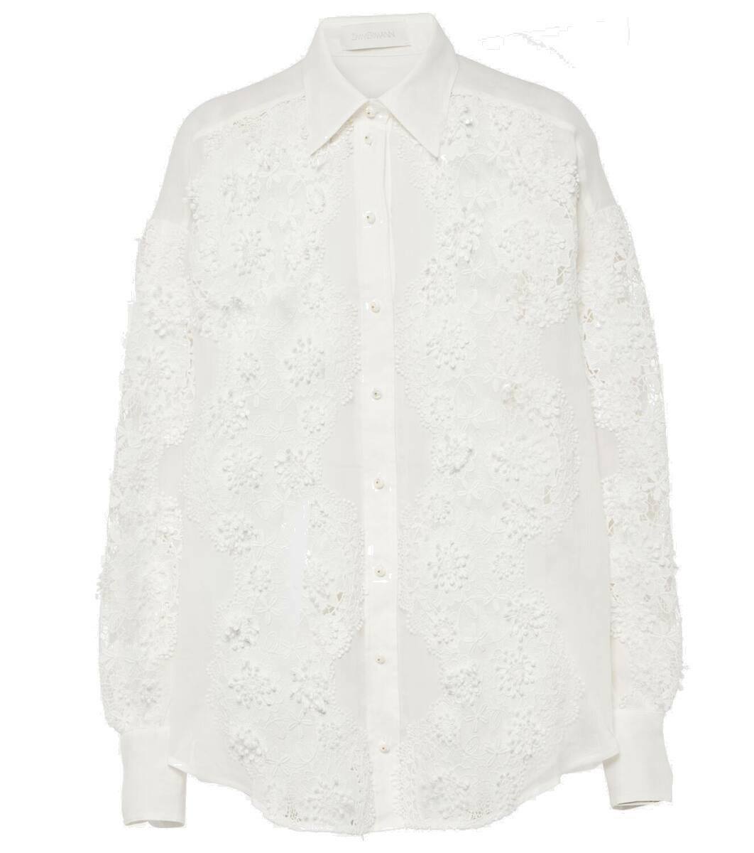 Zimmermann Halliday lace floral shirt Zimmermann