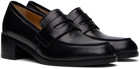 The Row Black Vera Loafers
