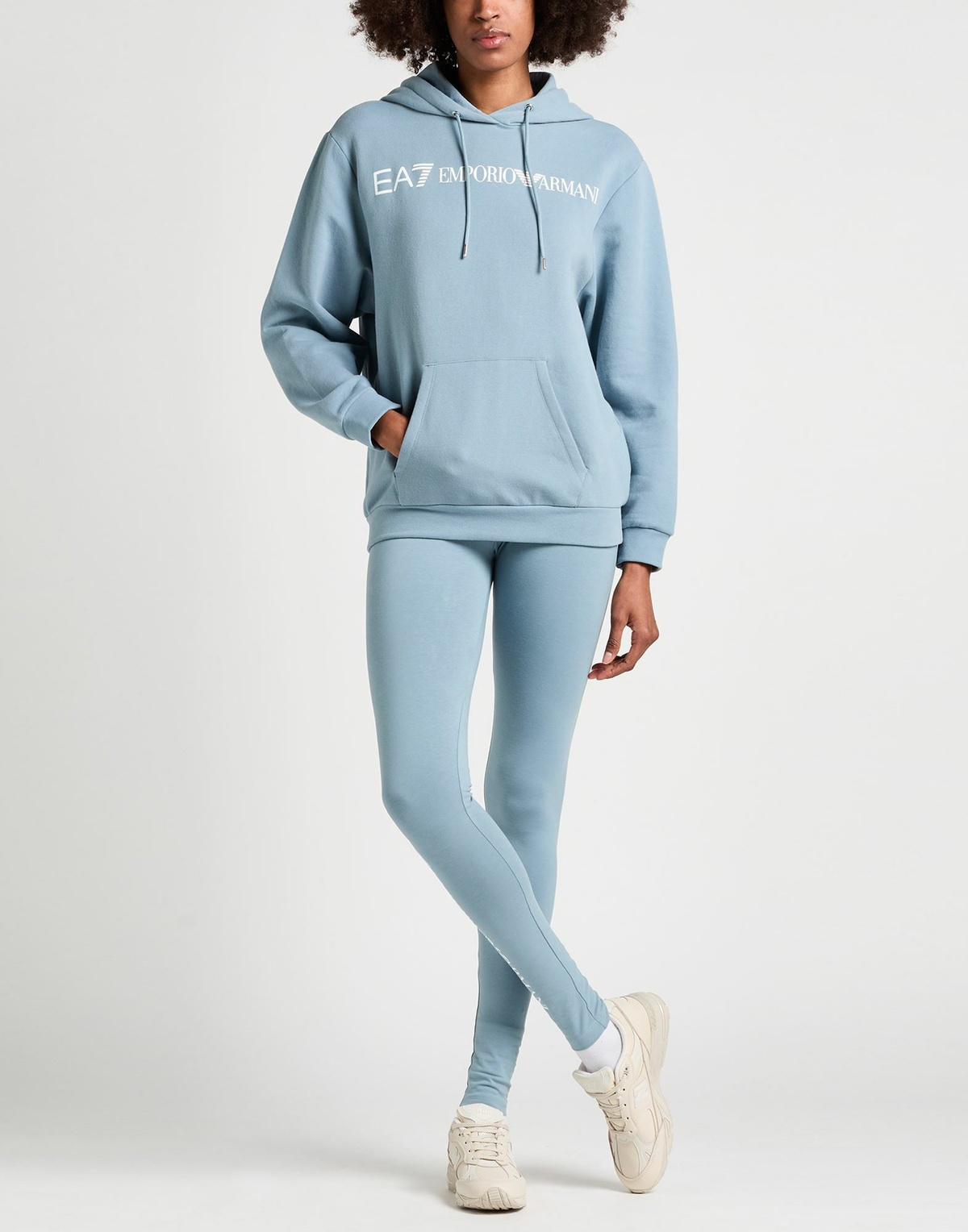 Ea7 Womens Tracksuit in Light blue