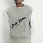 Daily Paper Men's Script Logo Knit Vest in Desert Sage