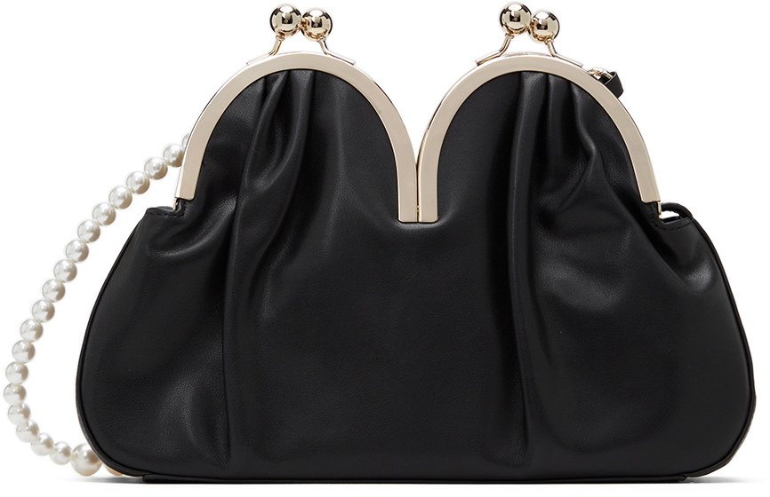 Simone Rocha Leather Egg Bag in Black