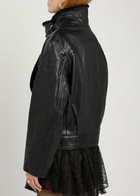 Isabel Marant Briyana Quilted Leather Jacket Black