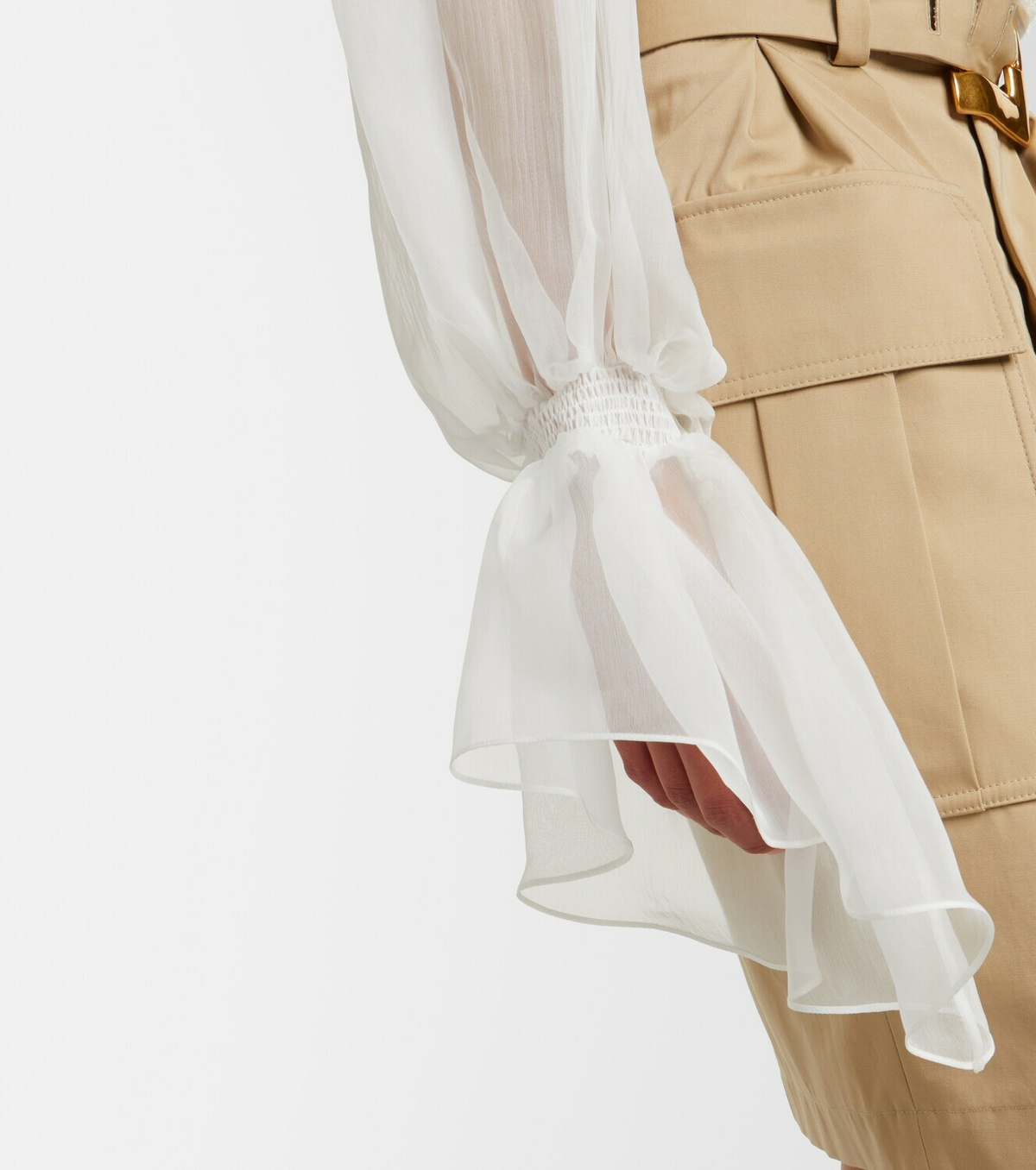 Balmain Silk-trimmed bouclé jacket