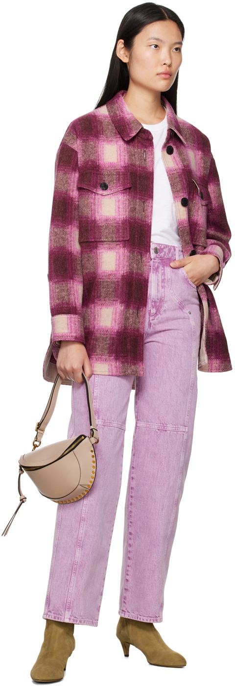 Isabel Marant Etoile Pink Harveli Jacket Isabel Marant Etoile