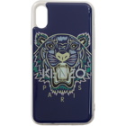 Kenzo Blue 3D Tiger Logo iPhone X/XS Case