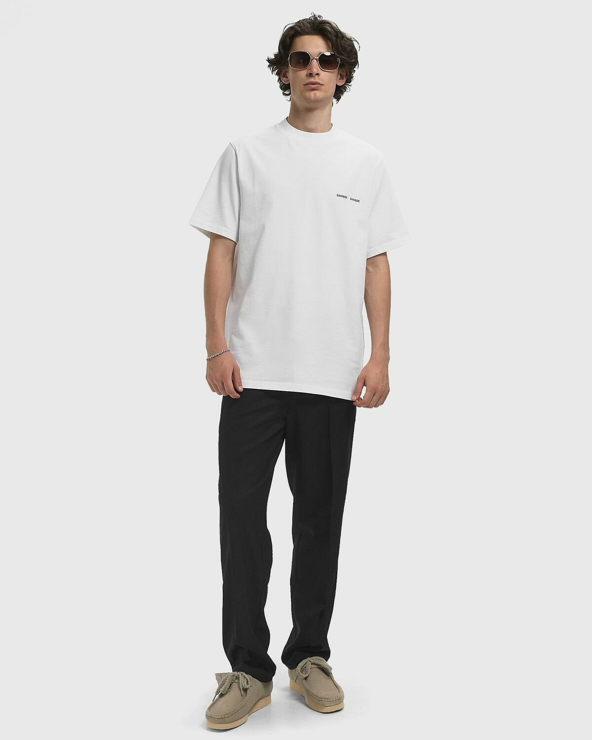 Samsøe & Samsøe NORSBRO T-SHIRT White Mens Shortsleefe