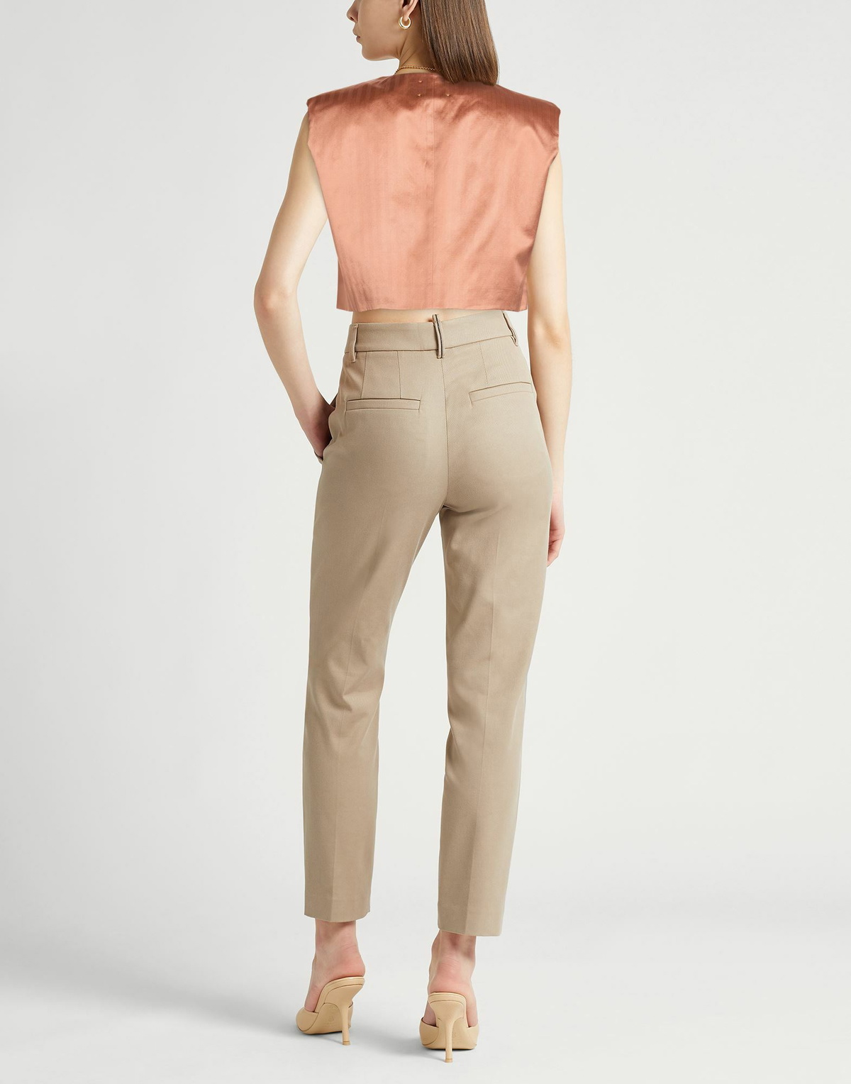 Forte_forte Womens Tailored Vest Copper