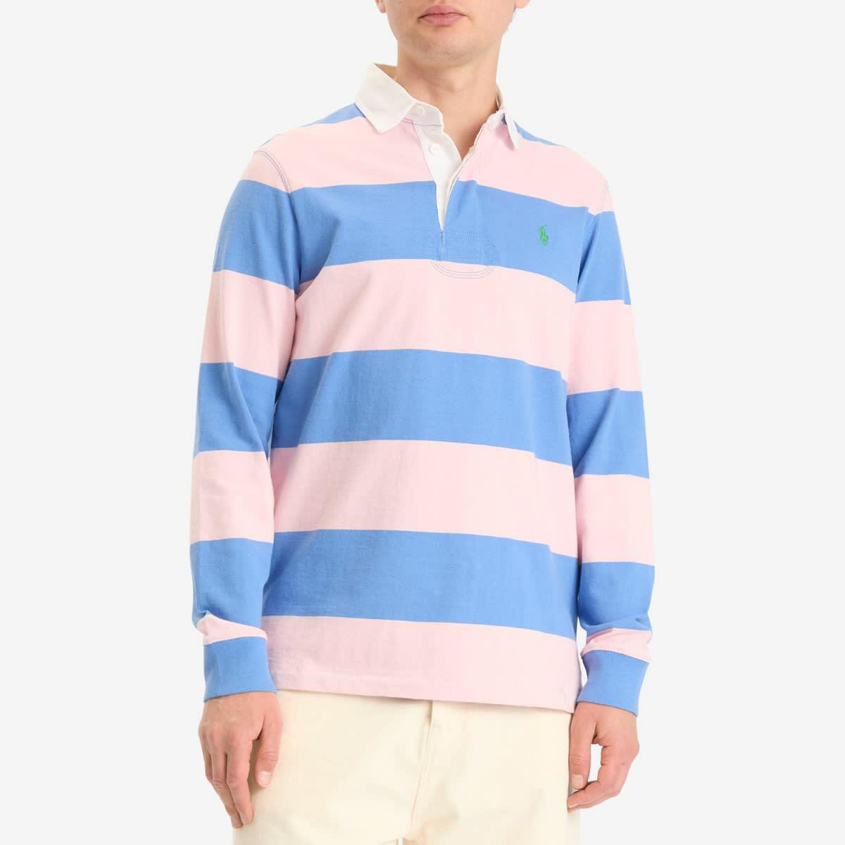 ウェア polo ralph lauren l/s rugby shirt Polo shirt Polo by Ralph Lauren LS RUGBY LONG SLEEVE-KNIT