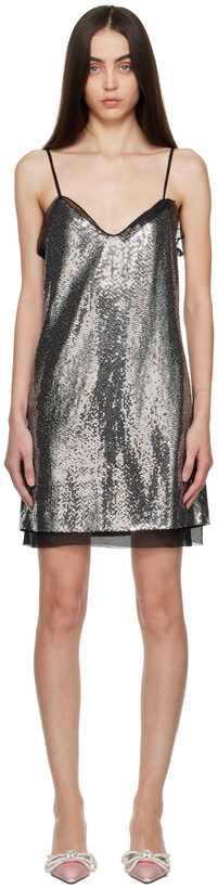 Photo: lesugiatelier Black & Silver Sequin Minidress