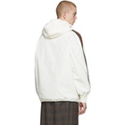 Gucci White Cotton Canvas Windbreaker Jacket