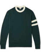 SUNSPEL - Paul Weller Striped Merino Wool Sweater - Green