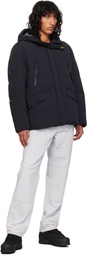 Parajumpers Black Kazu Down Jacket