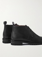 Manolo Blahnik - Poleis Full-Grain Leather Chukka Boots - Black