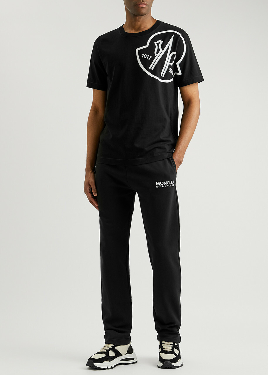 Moncler Genius 6 1017 Alyx 9SM Logo Jersey Sweatpants Black