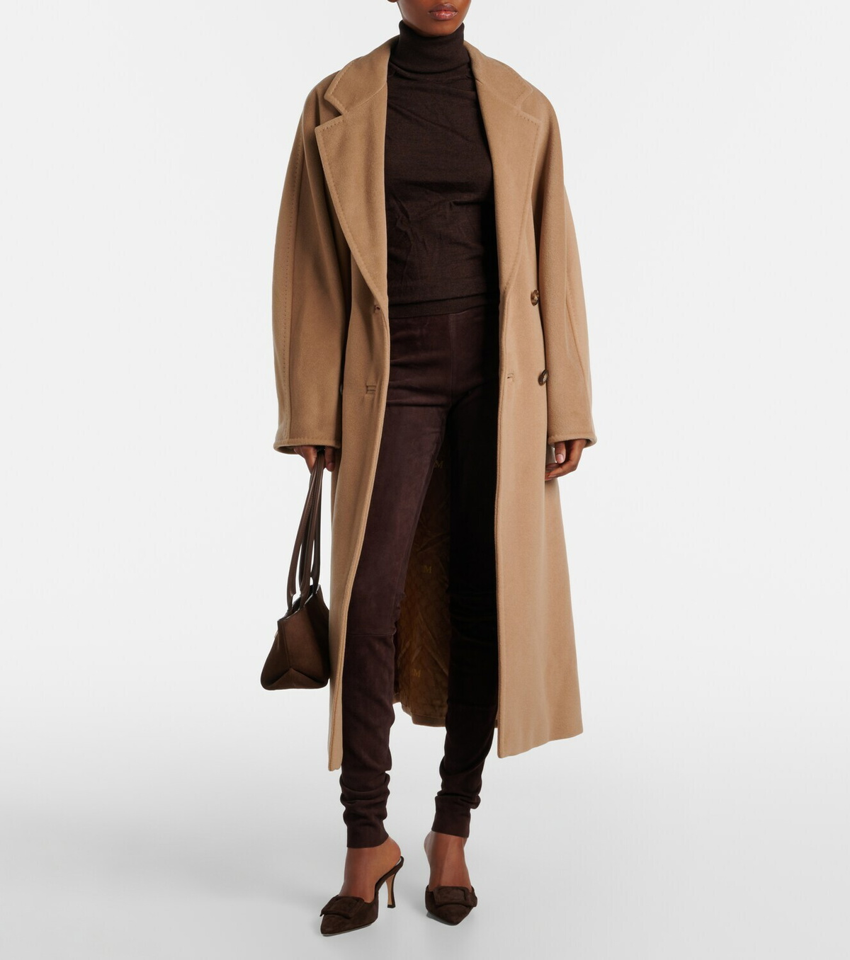 Stouls Carolyn mid-rise suede leggings