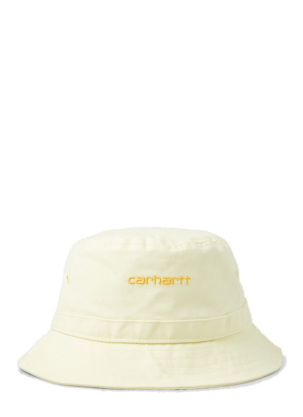 Photo: Script Bucket Hat in Yellow