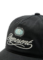 Represent Gran Cru Embroidered Cotton cap - Black - One Size