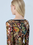 Jean Paul Gaultier Re-Edition The Yellow Butterfly Cardigan
