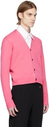 Wooyoungmi Pink Cropped Cardigan