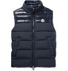 Moncler - Slim-Fit Quilted Shell Down Gilet - Navy