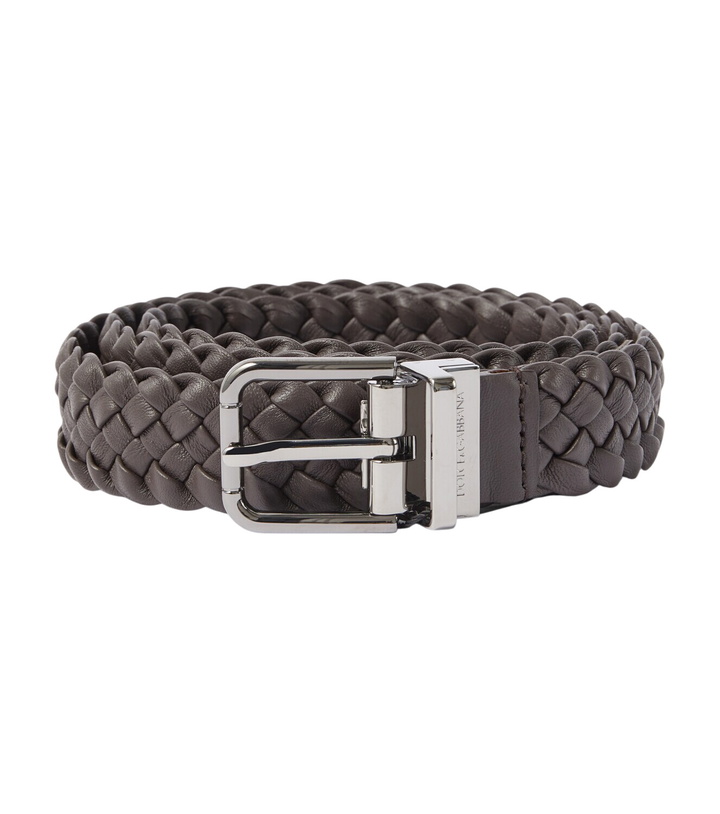 Photo: Dolce&Gabbana Braided leather belt