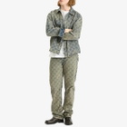 Daily Paper Men's Shield Laser Denim Shirt in Blue