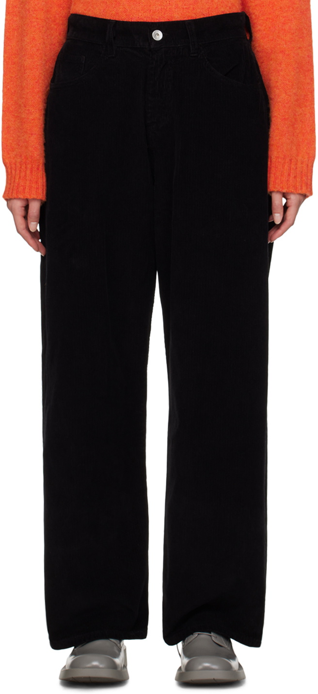 YMC Women's Market Trouser in Brown-Black YMC