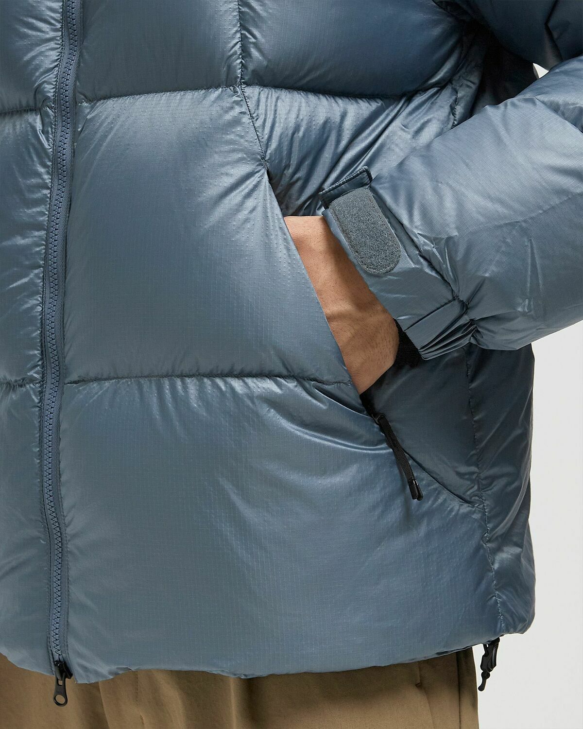 Goldwin PERTEX QUANTUM Down Parka Blue Mens Down & Puffer Jackets/Parka