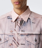 Acne Studios Trompe-l'œil cotton poplin shirt