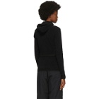Moncler Grenoble Black Contrast Zip-Up Jacket