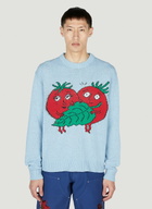 Sky High Farm Workwear Intarsia Tomatoes Sweater