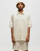 Daily Paper Piam Ss Shirt Beige - Mens - Shortsleeves