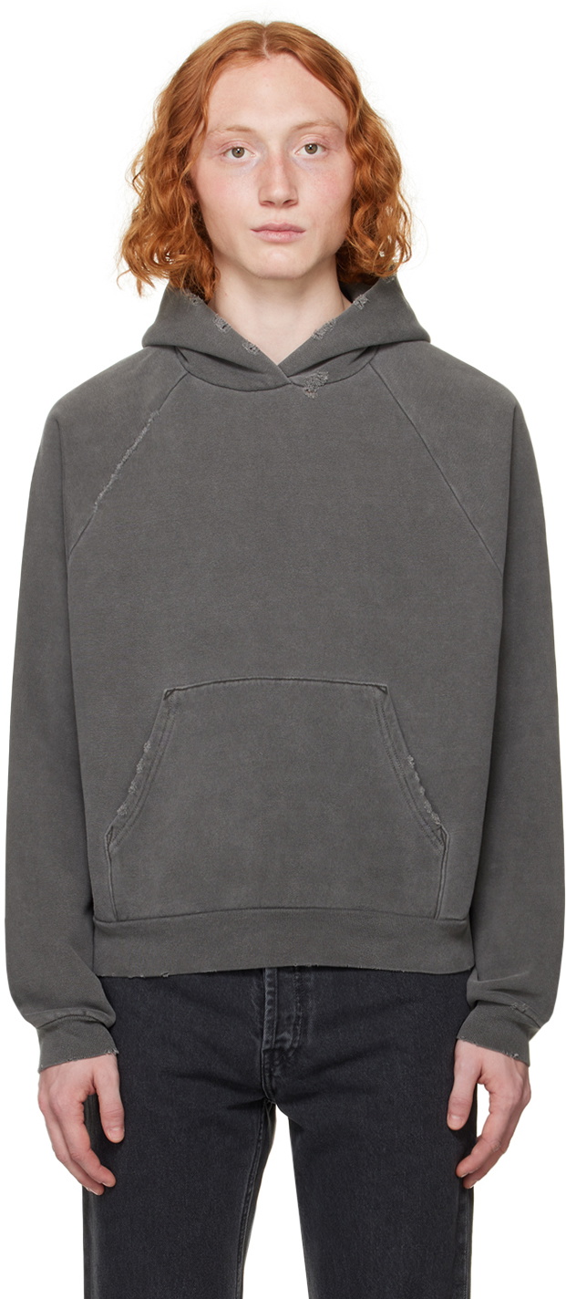 John Elliott Gray Folsom Hoodie