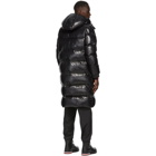 Moncler Black Down Hanoverian Coat