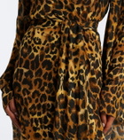 Johanna Ortiz Leopard-print georgette kaftan