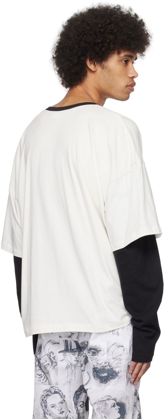 Maisie Wilen White & Black Nominee Long Sleeve T-Shirt