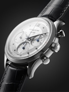 Montblanc - Heritage Automatic Chronograph 41mm Stainless Steel and Alligator Watch, Ref. No. 128670