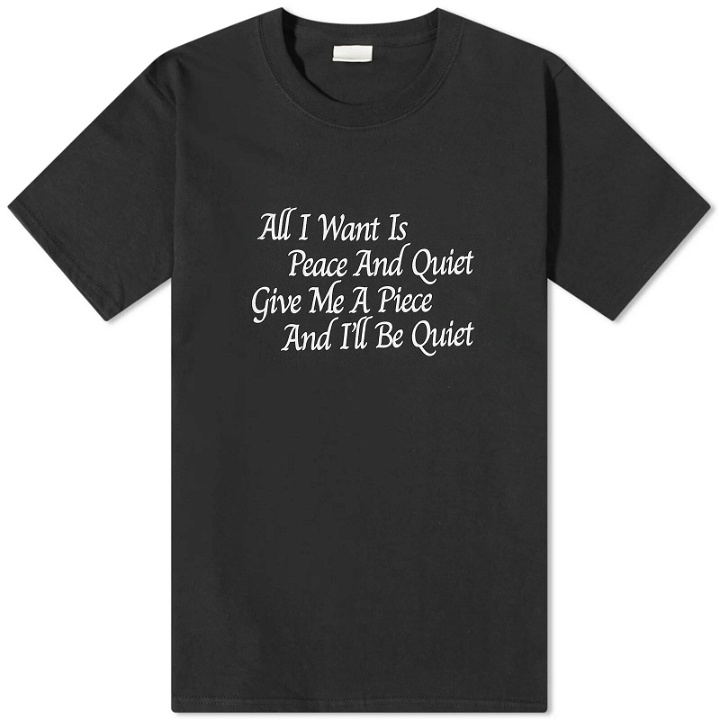 Photo: Museum of Peace and Quiet Men's Haiku T-Shirt in Black