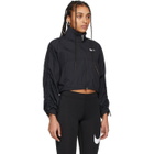 Nike Black Ripstop Cropped Jacket