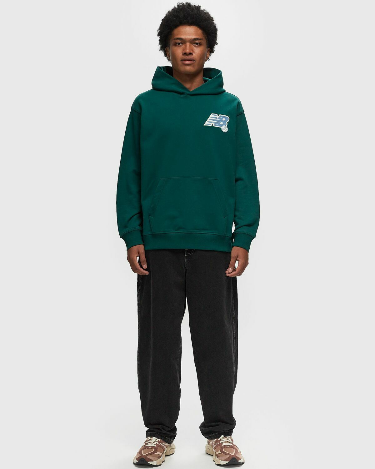 New Balance Athletics Relaxed League Hoodie Grey Hoodies