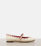 Valentino Garavani Rockstud leather Mary Jane flats