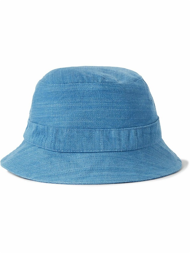 Photo: Universal Works - Denim Bucket Hat - Blue